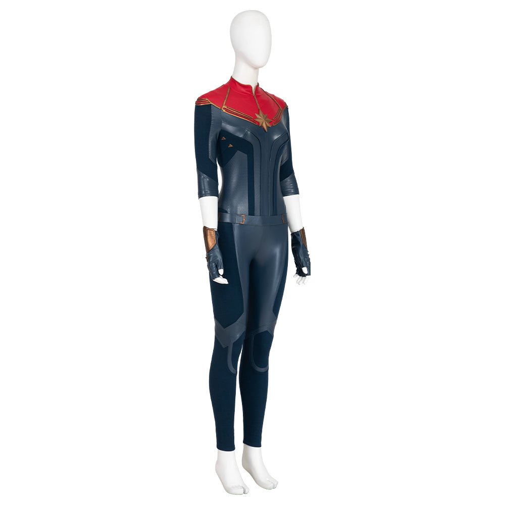 Traje de Batalha Captain Marvel II Carol Danvers - Conjunto de Cosplay - Estrela Cosplay