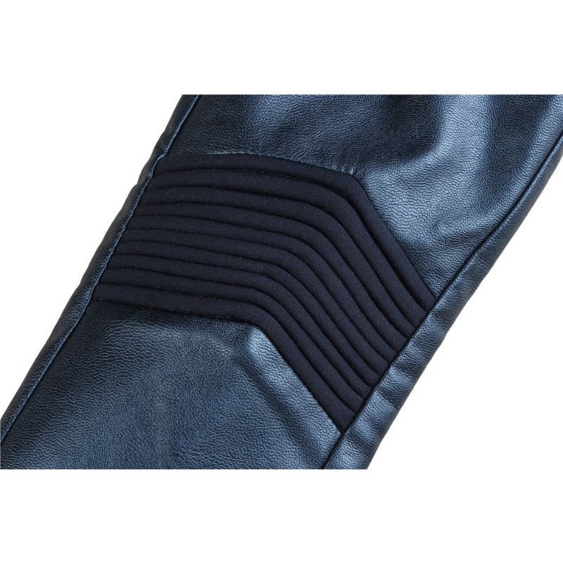 Fantasia Captain Marvel Azul Metálico em Couro Sintético – Perfeita para Fãs da Marvel - Estrela Cosplay