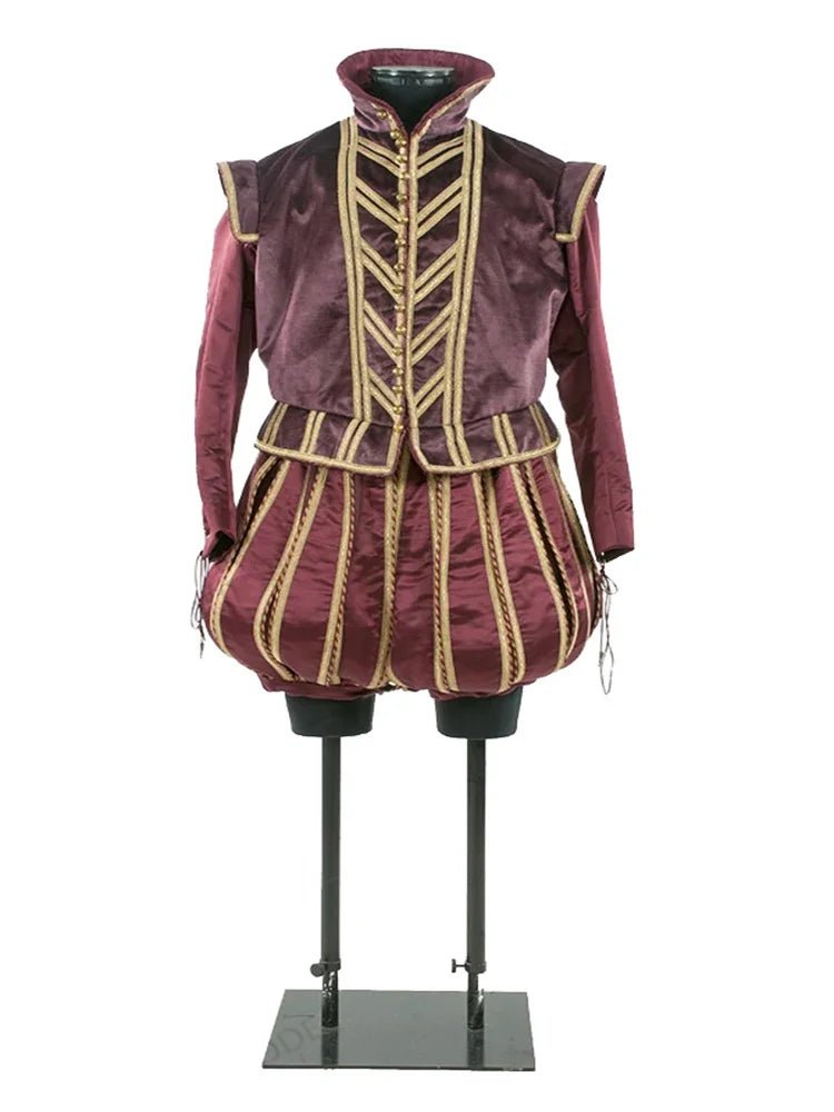 Traje Tudor Nobre Século 16 Elizabethano Renascença Príncipe Rei Roupa Cosplay - Estrela Cosplay