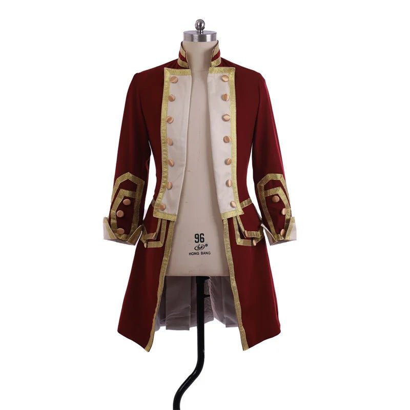 Casaco Militar Colonial do Século 18 | Uniforme de George Washington para Cosplay - Estrela Cosplay