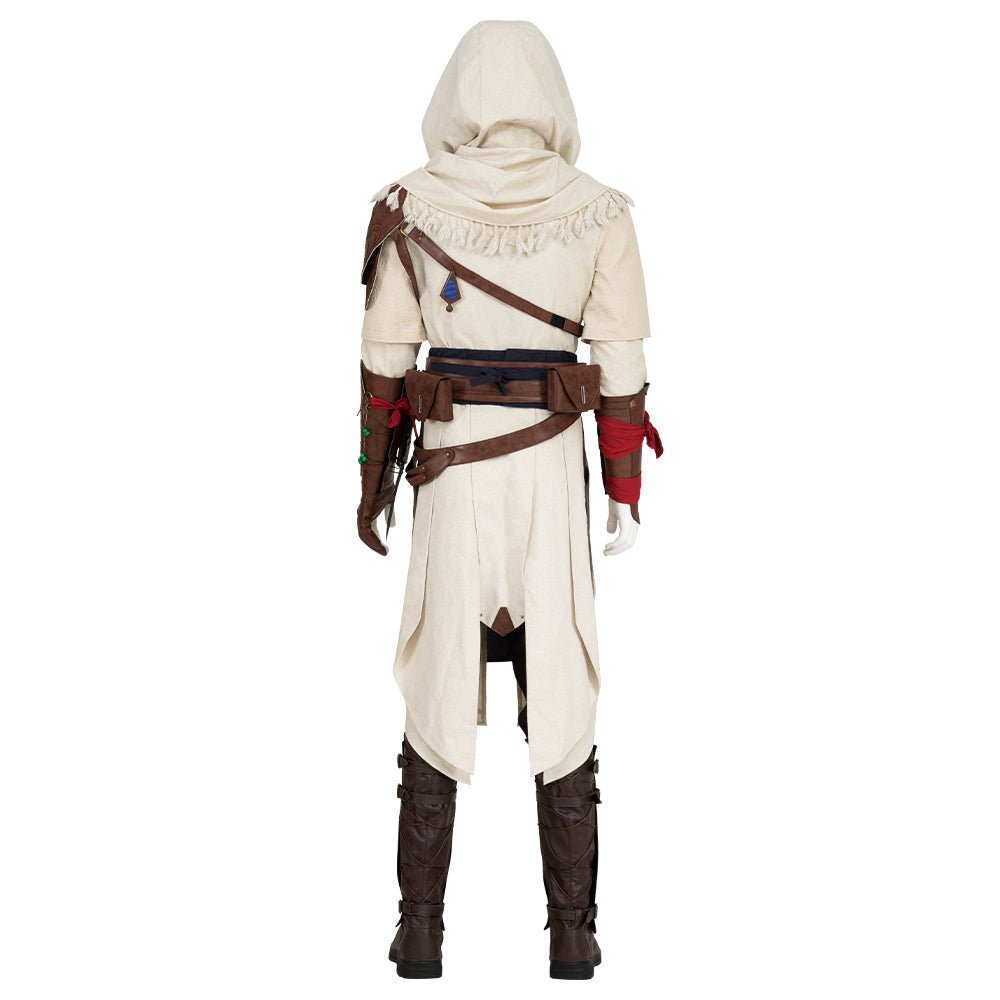 Fantasia Premium de Basim Ibn Ishaq - Assassin's Creed Mirage - Conjunto Completo com Sapatos - Estrela Cosplay