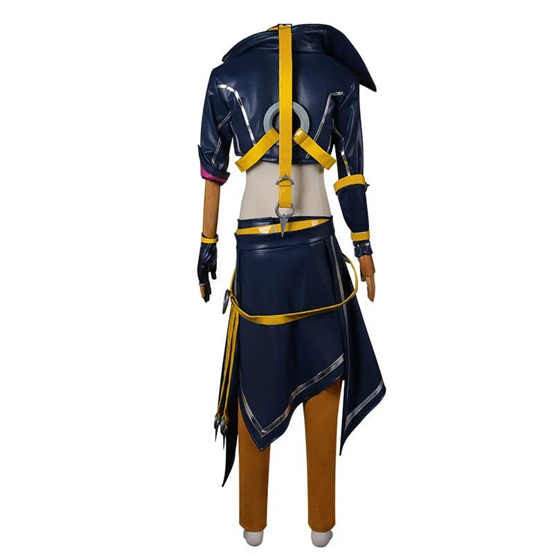 Fantasia de Cosplay Kayn Heartsteel LOL para Homens Adultos - Uniforme Completo com Máscara para os Olhos - Estrela Cosplay