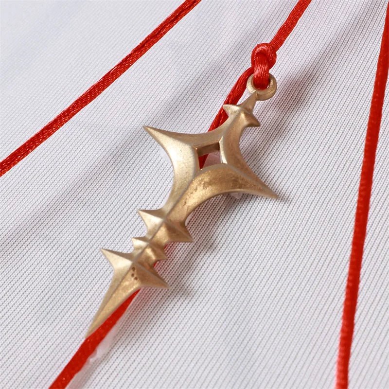 Fantasia de Cosplay Phrolova do Jogo Wuthering Waves - Vestido Vermelho de Mulher Misteriosa para Festa de Halloween - Estrela Cosplay