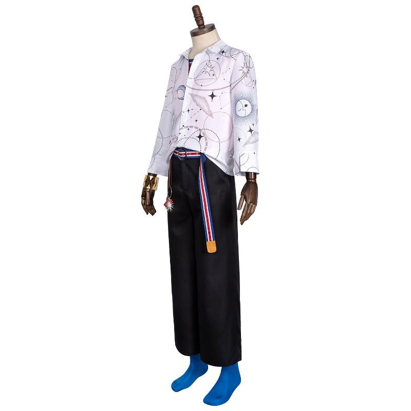Fantasia de Cosplay Murr do Promise of Wizard - Uniforme de Festa de Halloween para Homens - Estrela Cosplay