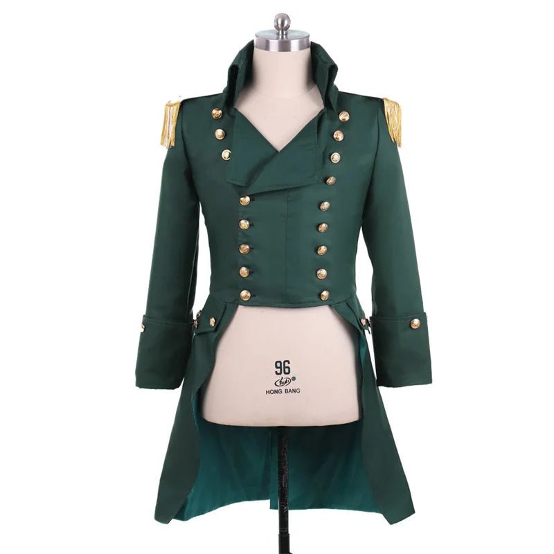 Casaco Medieval Steampunk Verde - Traje de Príncipe Nobre Retro | Estrela do Cosplay - Estrela Cosplay