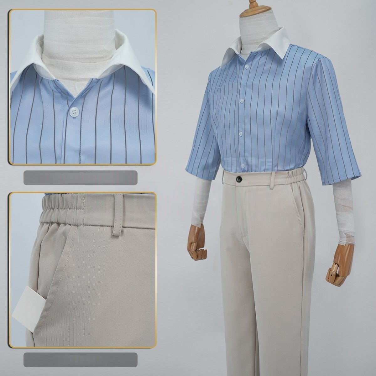 Fantasia de Cosplay Osamu Dazai de Bungo Stray Dogs - Qualidade Premium - Estrela Cosplay