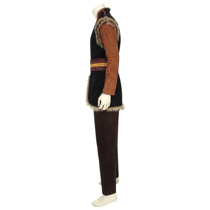 Fantasia de Cosplay Kristoff de Frozen 2 para Homens - Conjunto Completo de Halloween com Acessórios - Estrela Cosplay