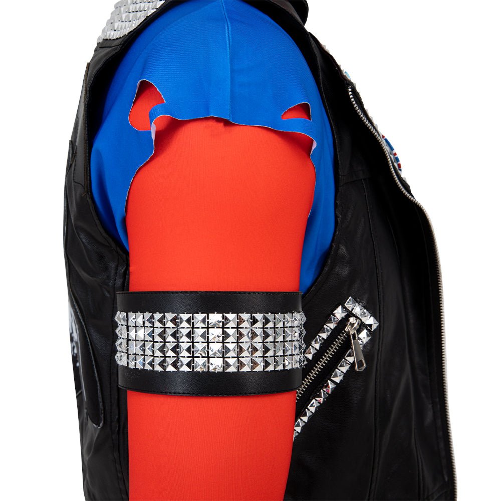 Fantasia de Cosplay Punk Spider-Man (Hobie) de Spider-Man: Através do Spider-Verso - Estrela Cosplay