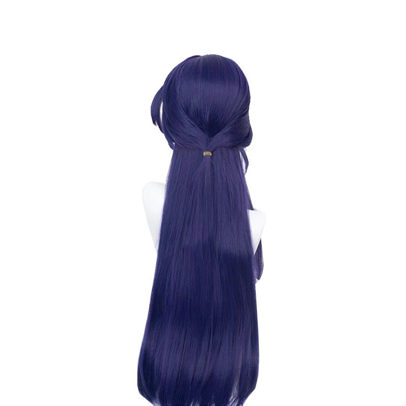 Peruca Cosplay Honkai Star Rail Acheron Vermelha Misturada Cabelo Sintético Resistente ao Calor - Estrela Cosplay