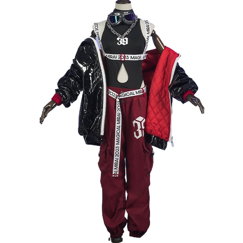 Fantasia Cosplay Hatsune Miku Magical Mirai 2023 – Uniforme Anime Autêntico para Fãs - Estrela Cosplay