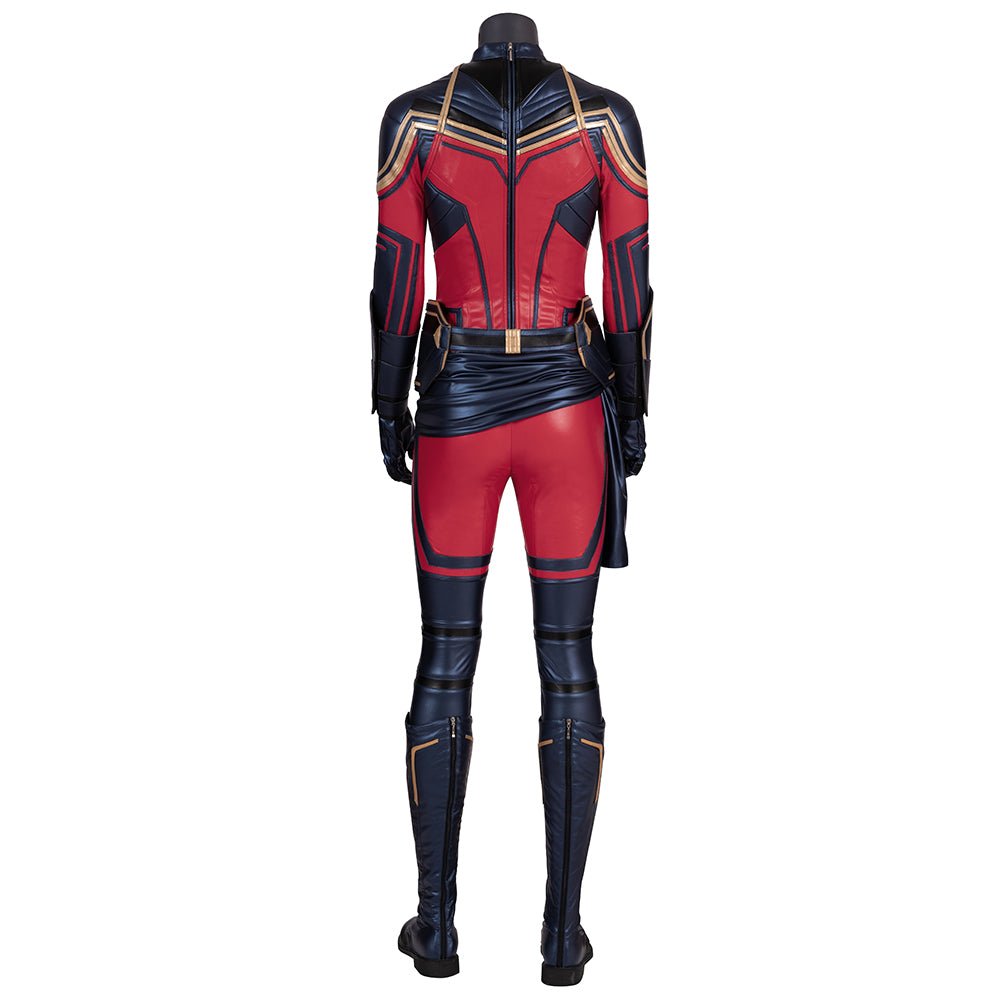 Traje de Cosplay Captain Marvel Avengers Endgame - Réplica Premium do Filme - Estrela Cosplay