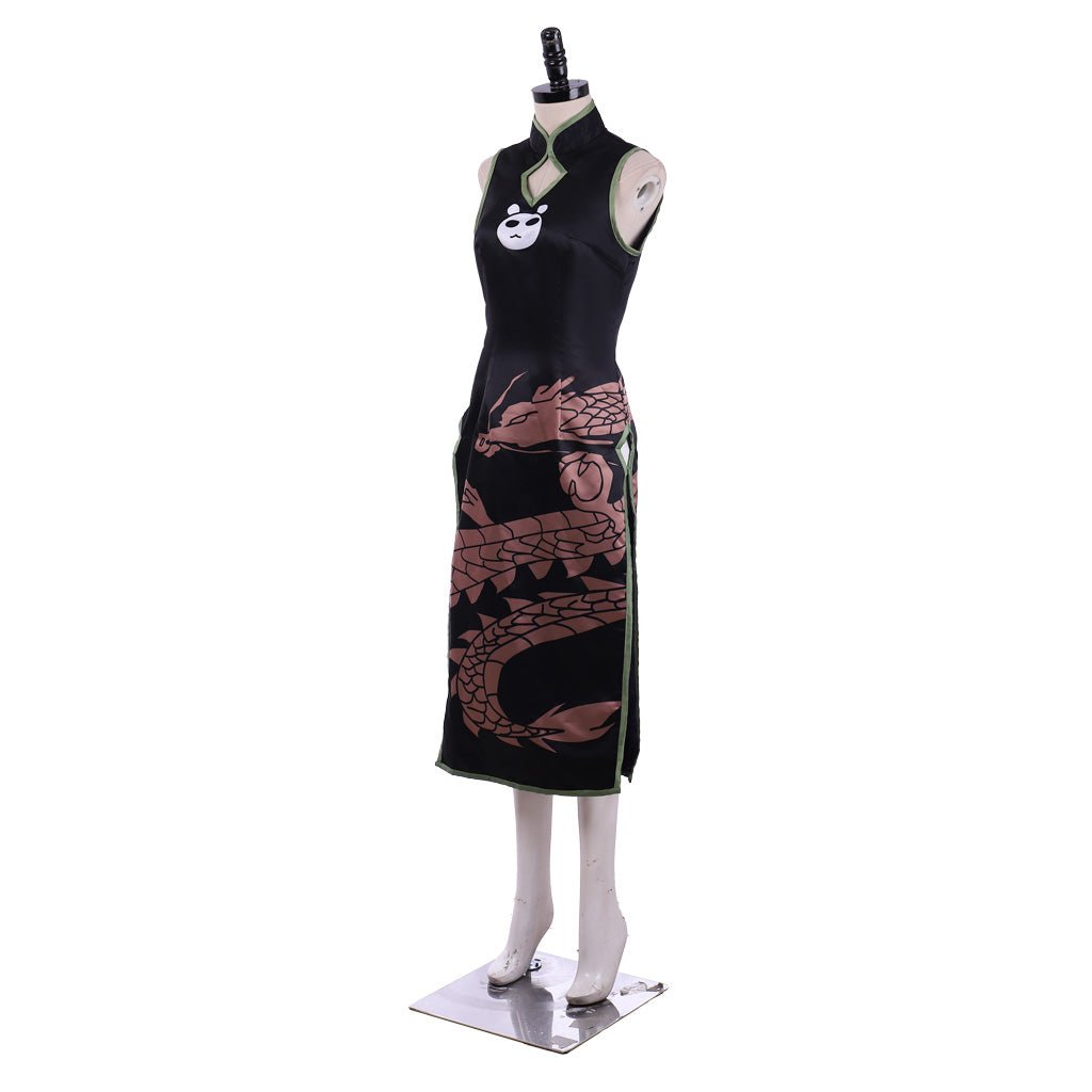 Vestido Cheongsam Preto de Tao Jun de Shaman King para Cosplay - Estrela Cosplay