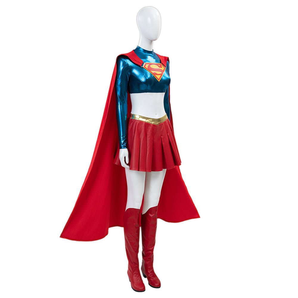 Fantasia Cosplay Nova Edição Supergirl 2025 - Traje Anime de Alta Qualidade - Estrela Cosplay