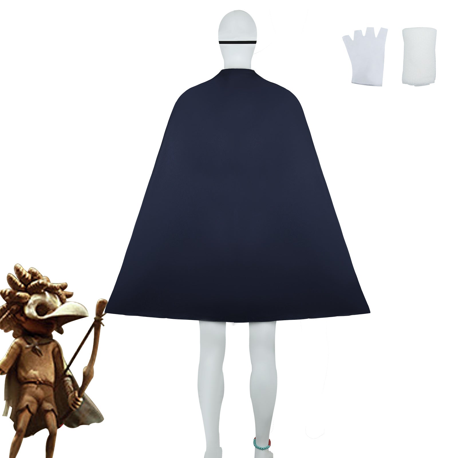 Fantasia de Cosplay Little Nightmares 3 - Low, o Fugitivo para Halloween - Estrela Cosplay