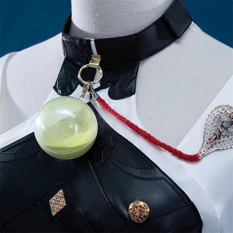 Fantasia Natasha Honkai Star Rail - Vestido Mulher Halloween Médica Submundo - Estrela Cosplay