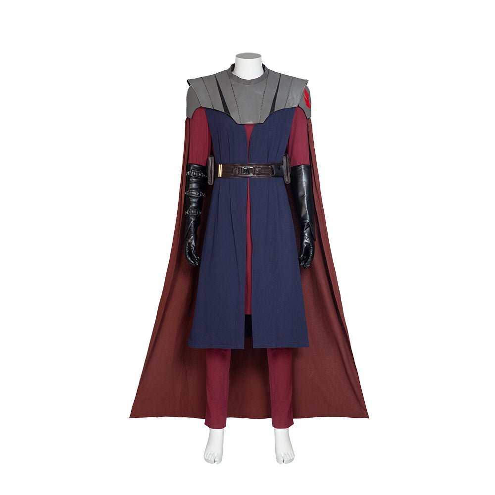 Fantasia de Anakin Skywalker Cosplay Star Wars - Traje de Cavaleiro Jedi com Capa, Túnica, Calças e Sapatos - Estrela Cosplay