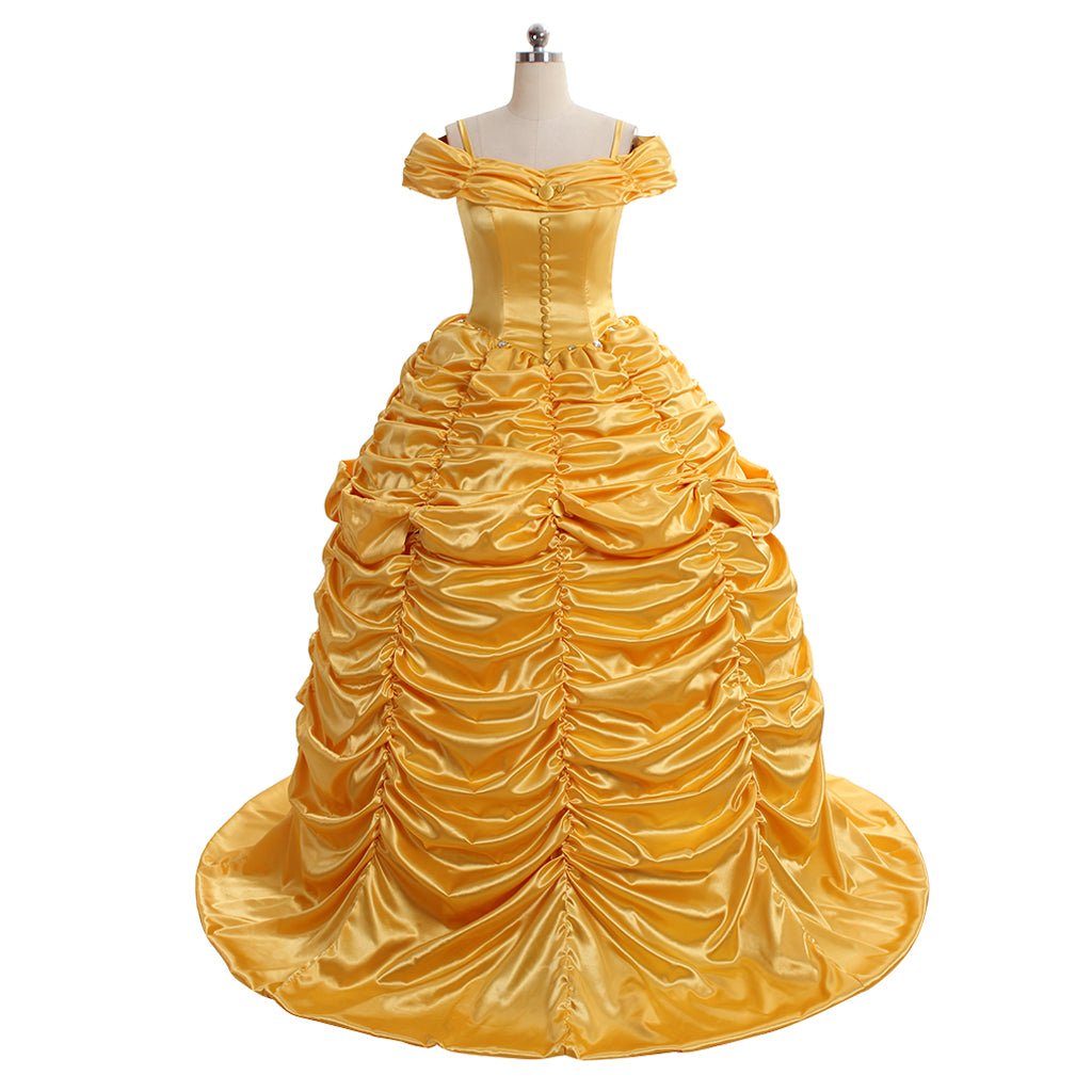 Fantasia Princesa Belle Cosplay | Vestido Adulto Princesa Disney Belle para Halloween e Festas Temáticas - Estrela Cosplay