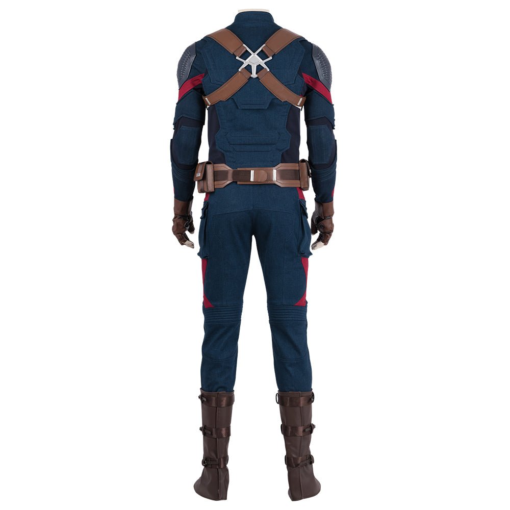 Fantasia de Cosplay do Capitão América - Avengers: Endgame - Réplica Premium do Filme - Estrela Cosplay