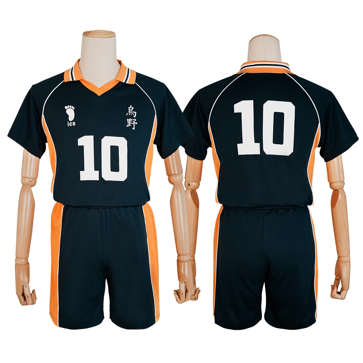 Jerseys de Cosplay Haikyuu Hinata Shouyou NO.10 Nishinoya Yuu NO.4 Kozume Kenma NO.5 Kuroo Tetsuro NO.1 Kageyama - Estrela Cosplay