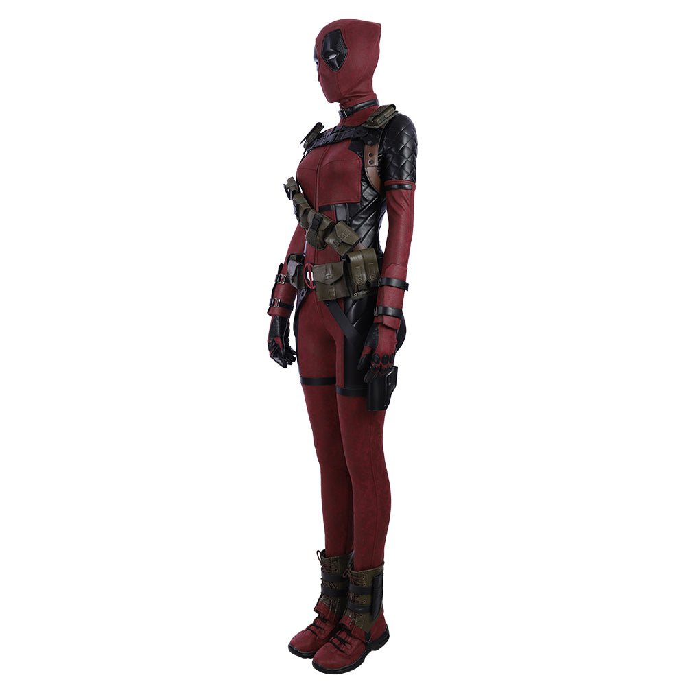 Fantasia Deadpool Feminina Cosplay - Traje de Alta Qualidade para Mulheres - Estrela Cosplay