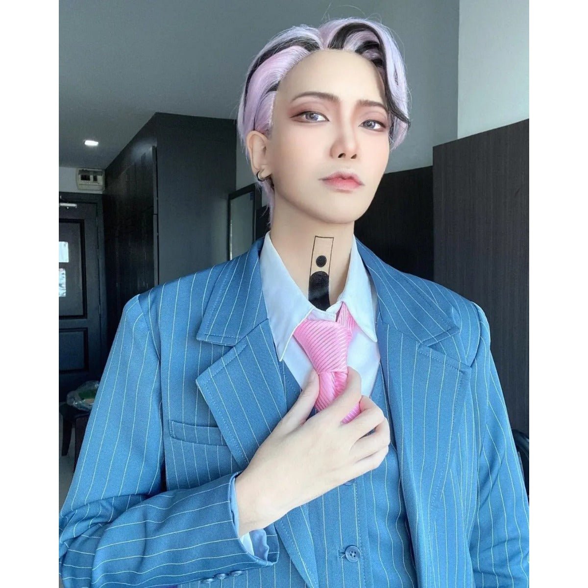 Fantasia Cosplay Tokyo Anime Bonten Rindo Haitani Ran Haitani Azul Verde Casual para Halloween Natal - Estrela Cosplay