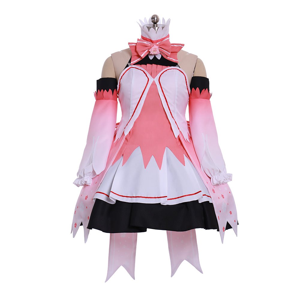 Vestido Rosa de Cosplay Sakura Miku Hatsune Miku Vocaloid - Estrela Cosplay