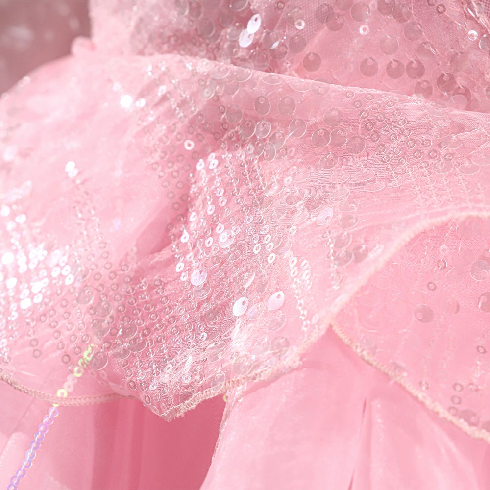 Vestido de Casamento Rosa da Glinda do Musical Wicked - Fantasia para Cosplay e Performances Musicais - Estrela Cosplay