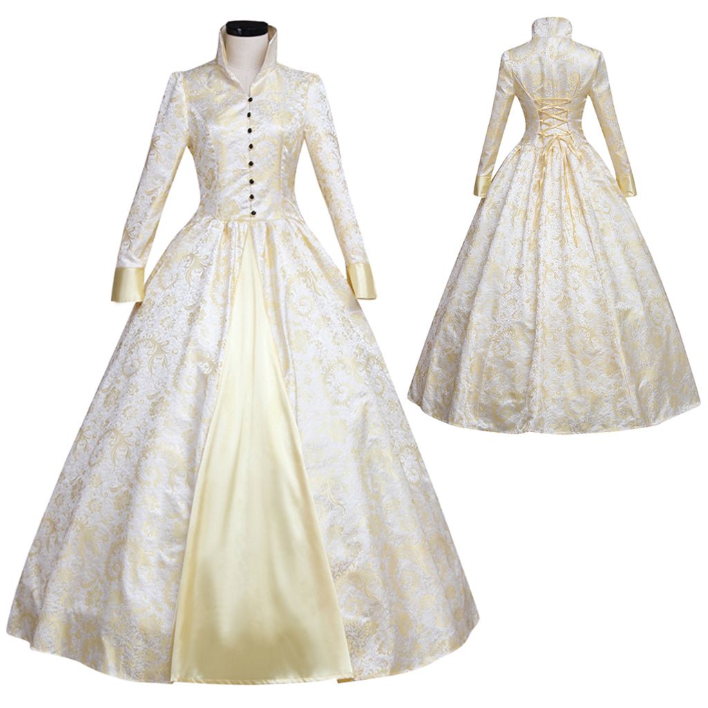 Vestido de Cosplay Vintage do Período Elizabetano para Adultos | Feito Sob Medida para Casamento Medieval e Carnaval - Estrela Cosplay