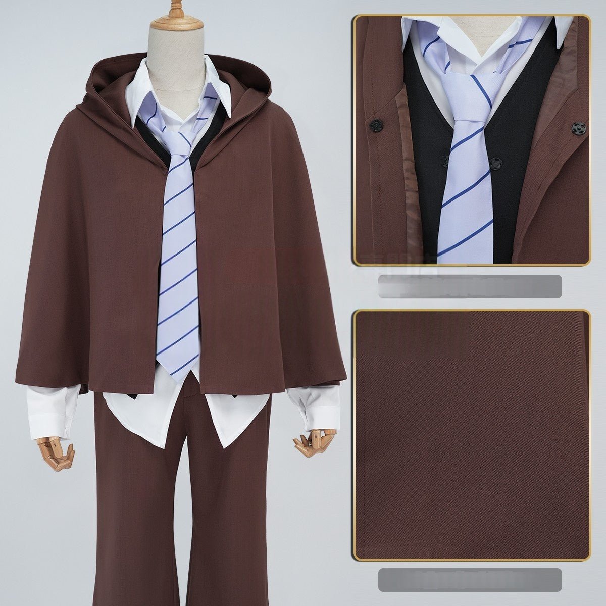Traje de Cosplay Edogawa Ranpo - Bungo Stray Dogs Anime - Estrela Cosplay