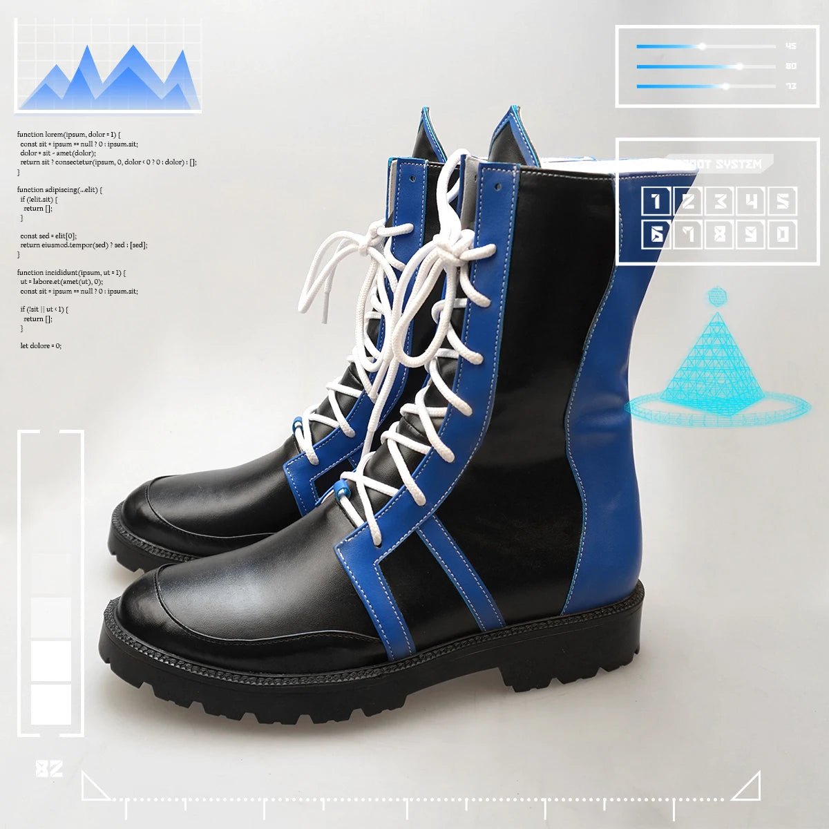 Botas de Cosplay Blue Lock Chigiri Bachira Rin Nagi Isagi para Homem e Mulher, Couro Sintético Tamanho EU34 a EU48 - Estrela Cosplay