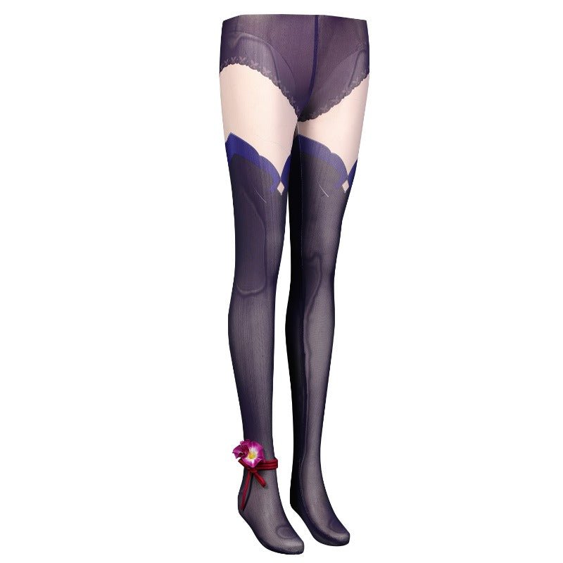 Traje de Cosplay Raiden Shogun Genshin Impact - Vestidos Elegantes para Halloween e Eventos - Estrela Cosplay