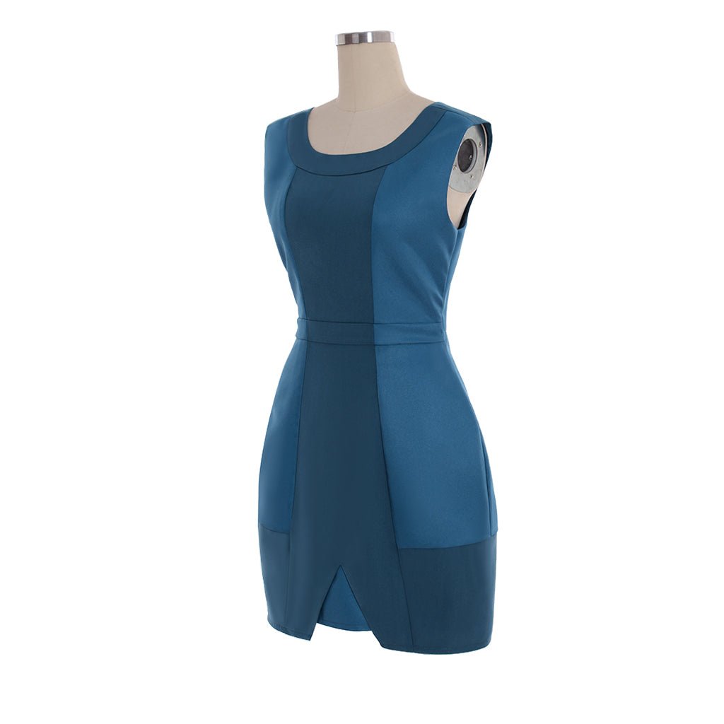 Fantasia de Chloe de Detroit: Become Human | Vestido Azul Conjunto Completo Personalizado - Estrela Cosplay