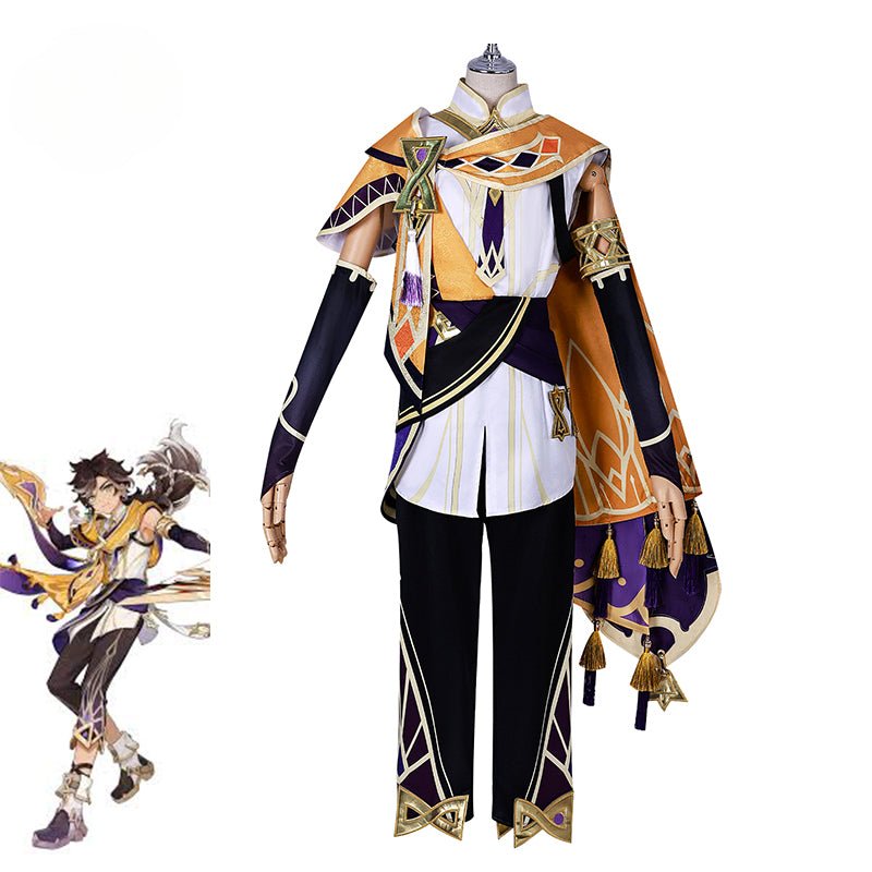 Fantasia de Cosplay Sethos Genshin Impact - Uniforme de Roleplay para Homens - Estrela Cosplay