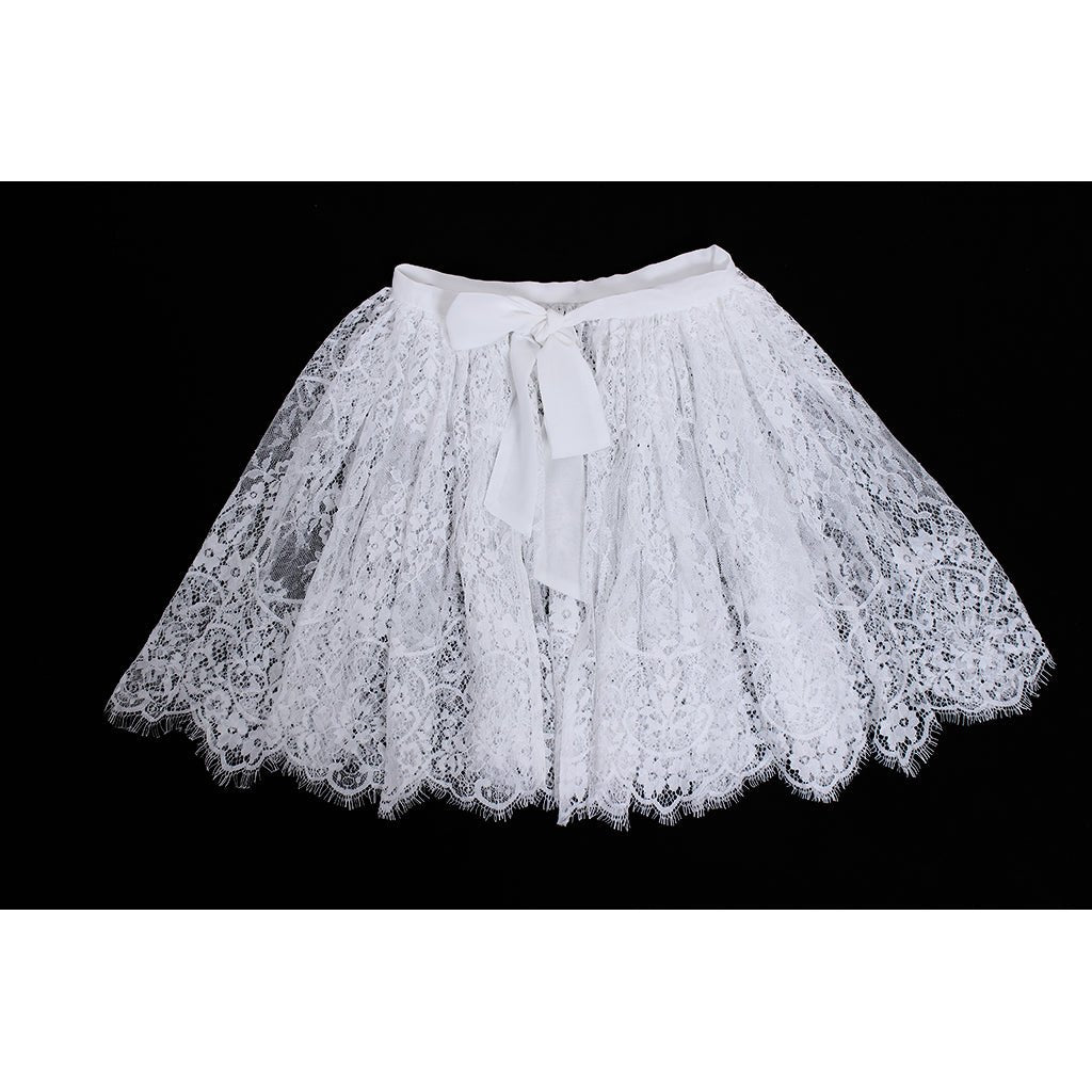 Bolero de Renda Branco Elegante para Mulheres - Capa Curta para Casamentos e Vestidos de Noite - Estrela Cosplay