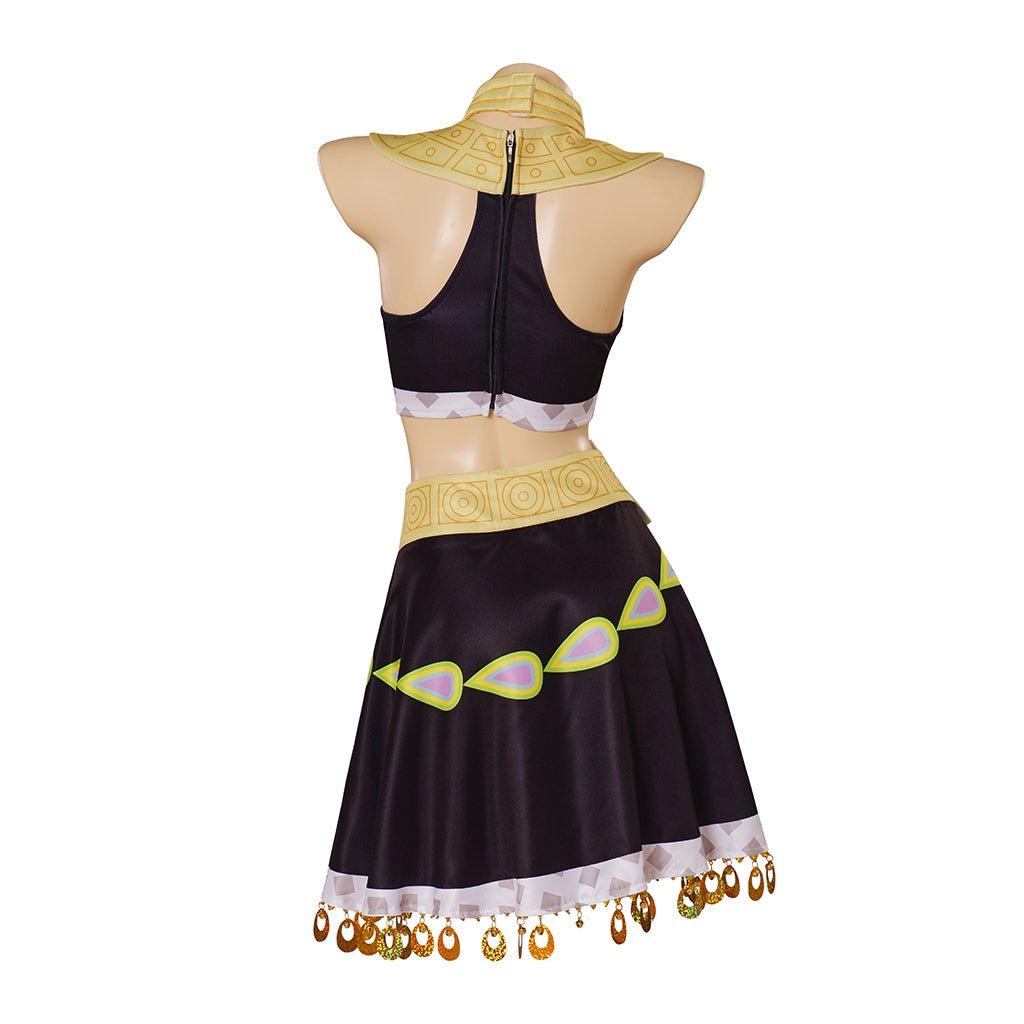 Fantasia Lady Riju para Mulheres | Top e Saia | Roupa para Halloween e Carnaval - Estrela Cosplay