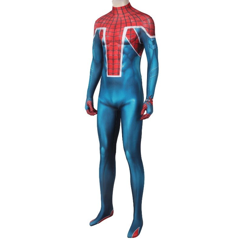 Traje de Batalha Spider-UK do Homem-Aranha Marvel PS5 - Fantasia para Cosplay e Halloween - Estrela Cosplay