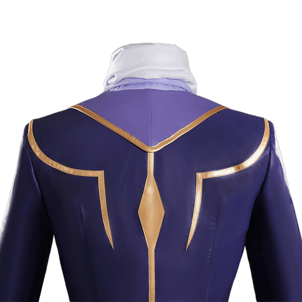 Fantasia Cosplay ZERO de Code Geass: Lelouch da Rebelião - Traje de Anime de Alta Qualidade - Estrela Cosplay