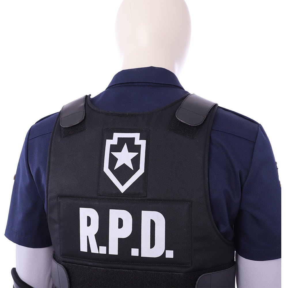 Traje de Cosplay Leon S. Kennedy Resident Evil 2 Remake - Alta Qualidade - Estrela Cosplay