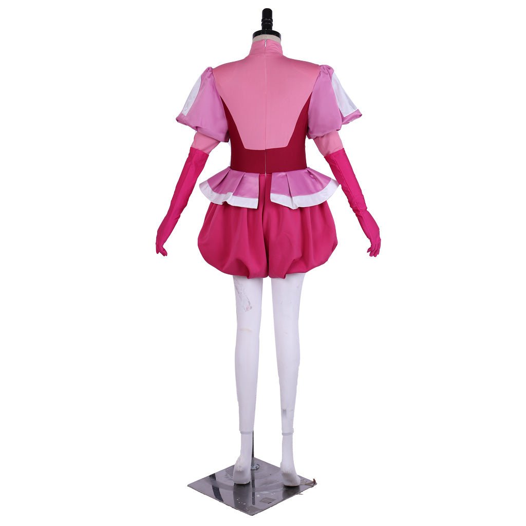 Fantasia de Cosplay Spinel Gem de Steven Universe - Conjunto Completo Vestido Rosa com Luvas e Meias - Estrela Cosplay