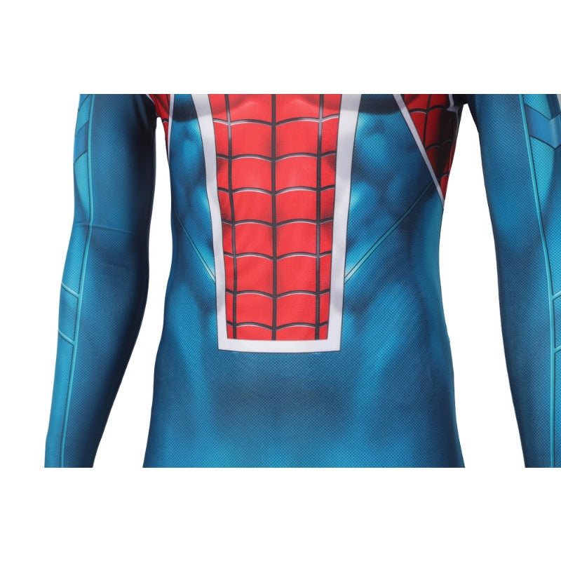 Traje de Batalha Spider-UK do Homem-Aranha Marvel PS5 - Fantasia para Cosplay e Halloween - Estrela Cosplay