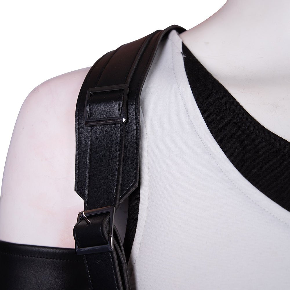 Fantasia Cosplay Tifa Nova Versão Final Fantasy VII Remake - Traje de Jogo de Alta Qualidade - Estrela Cosplay