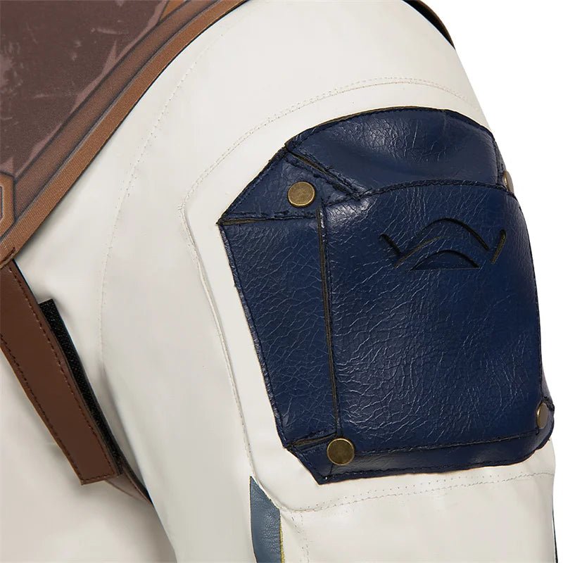 Fantasia de Cosplay de Cypher do Valorant | Conjunto Completo com Chapéu, Casaco, Calças e Acessórios para Halloween e Festas - Estrela Cosplay