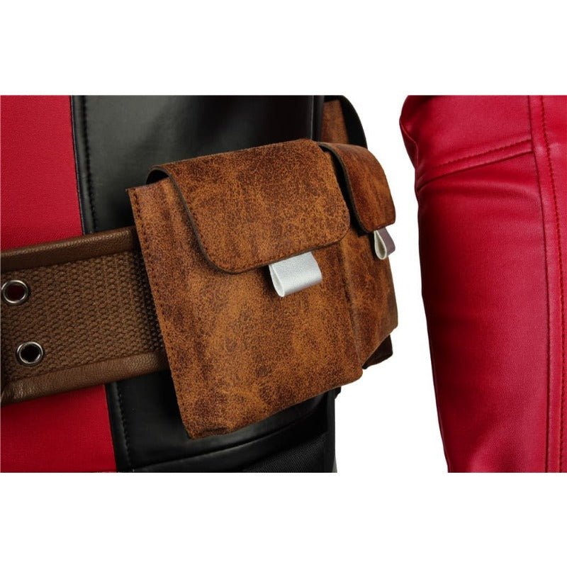 Macaquinho Cosplay Capitão Pool Vermelho - Fantasia para Halloween e Comic-Con - Estrela Cosplay