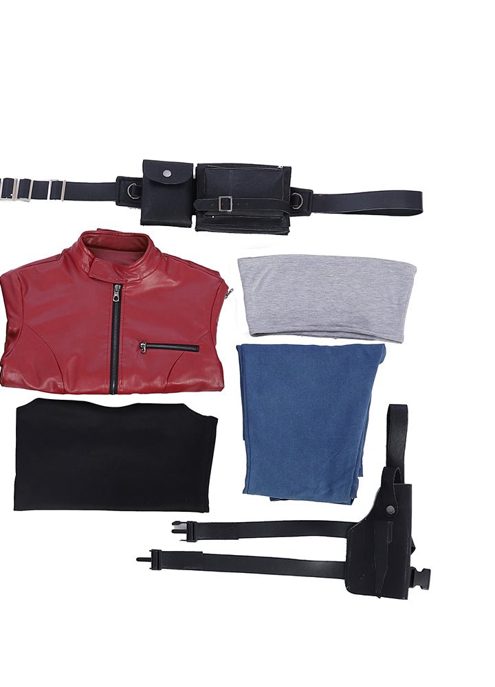 Traje de Cosplay Claire Redfield Resident Evil 2 Remake - Alta Qualidade - Estrela Cosplay