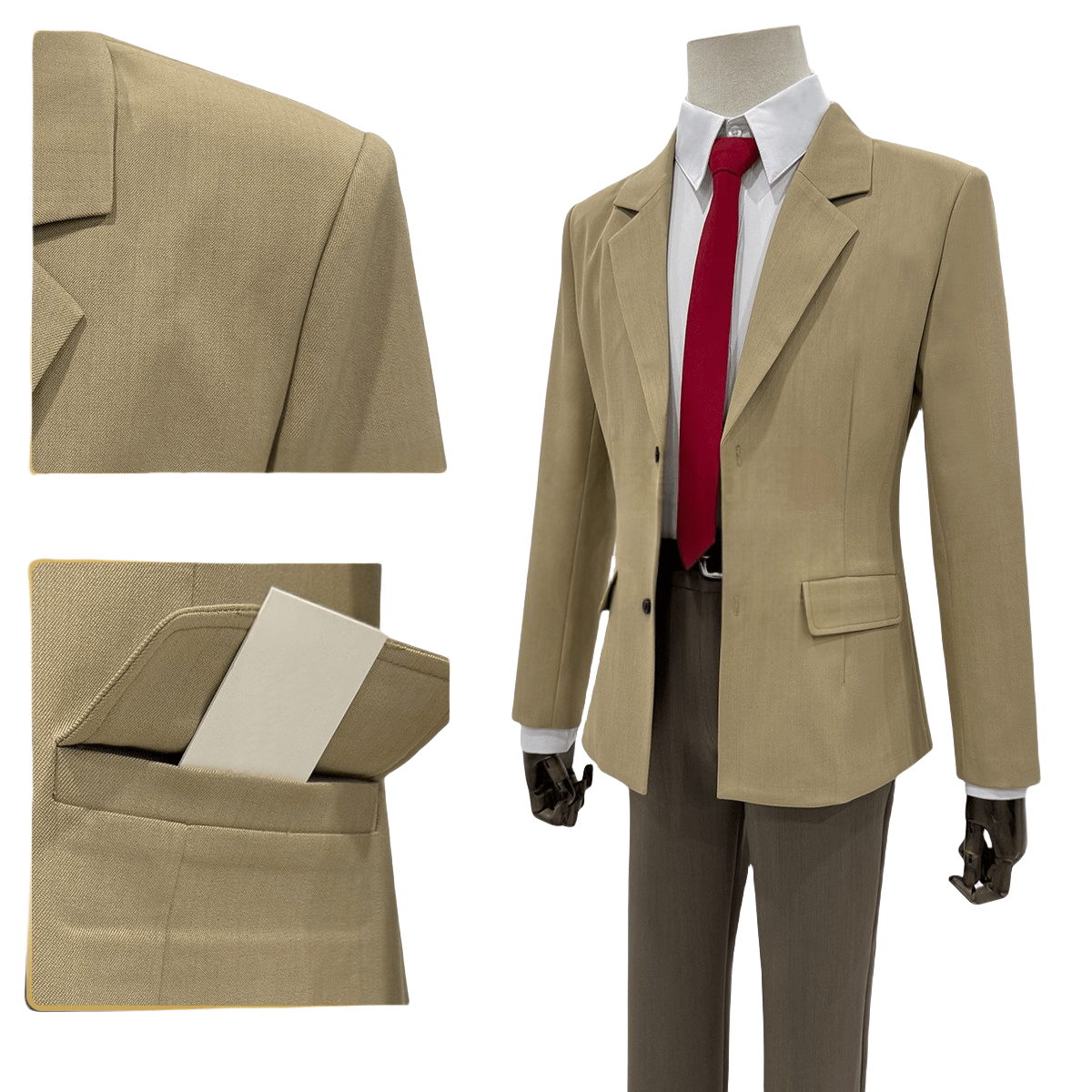 Fantasia de Cosplay Light Yagami Death Note - Traje de Anime de Alta Qualidade - Estrela Cosplay