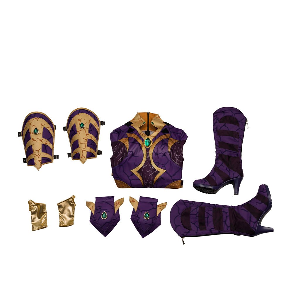 Fantasia Starfire Adulto e Criança - Macacão Zentai Cosplay Super-Herói para Halloween - Estrela Cosplay