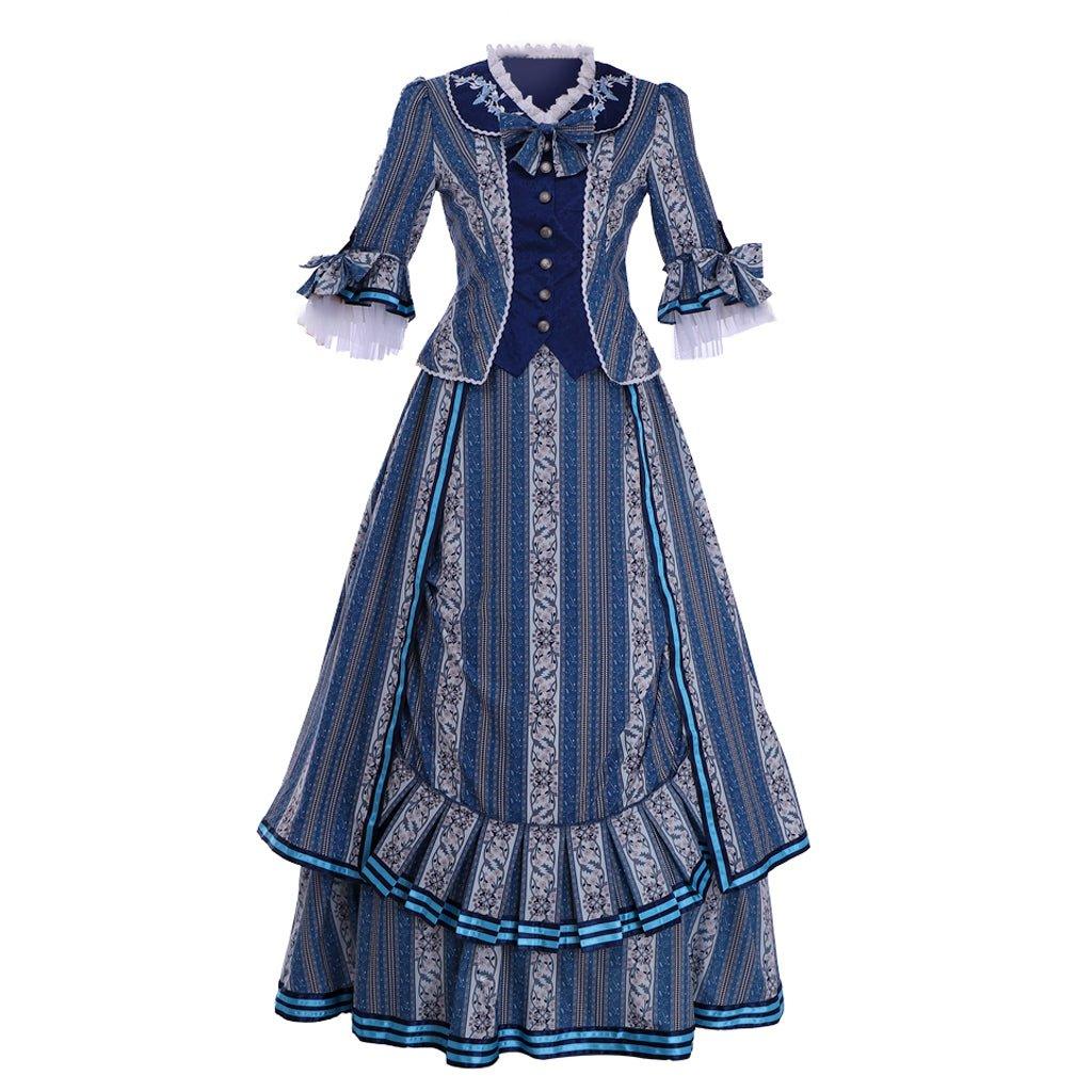 Fantasma da Ópera Christine Daae Fantasia Cosplay | Vestido Azul Desejo - Estrela Cosplay