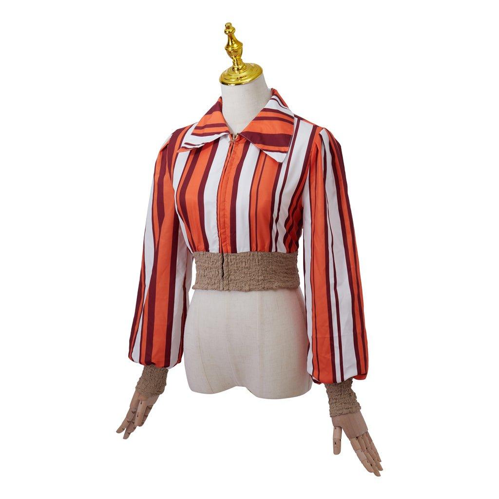 Fantasia de Cosplay Donna Sheridan Mamma Mia para Mulheres | Macacão com Cinto | Traje de Musical da Broadway - Estrela Cosplay