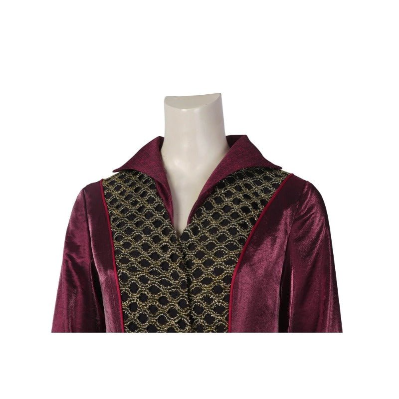 Fantasia de Rhaenyra de House of the Dragon - Casaco Longo e Saia com Brinco - Estrela Cosplay