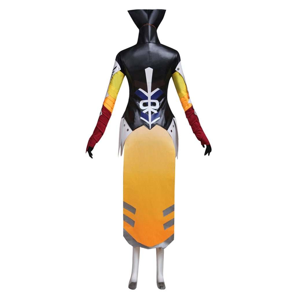 Fantasia de Mercy do Jogo – Macacão de Batalha Fantasia para Fãs e Eventos de Cosplay - Estrela Cosplay